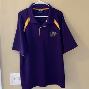 Louisiana State University Tigers purple polo
